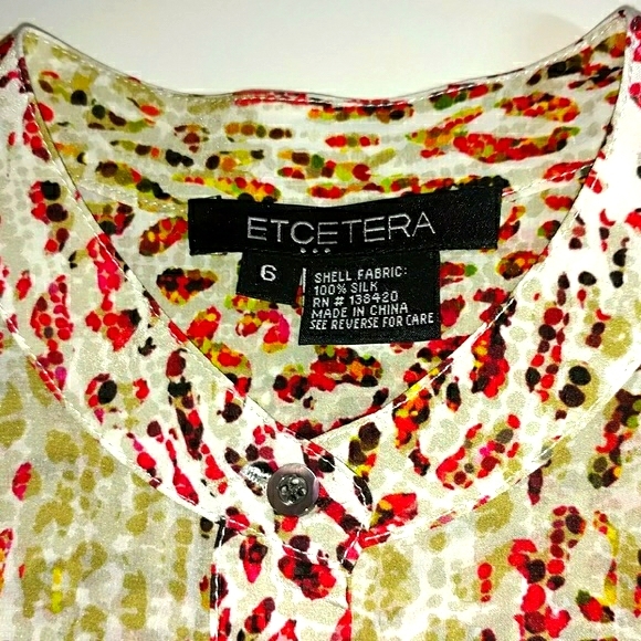 ETCETERA SILK SLEEVELESS SHIFT DRESS - Picture 8 of 8